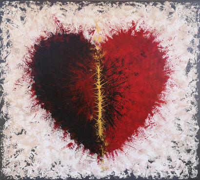 WOMAN\'S HEART  - a Paint Artowrk by Ary